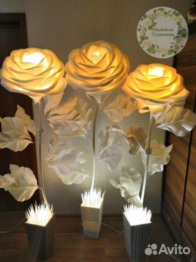 Садовая Роза из изолона