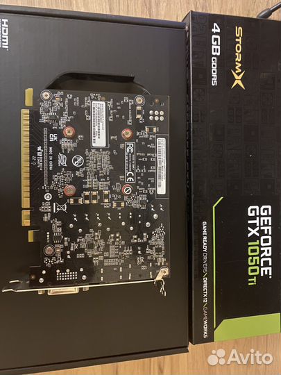 Видеокарта gtx 1050 ti 4gb