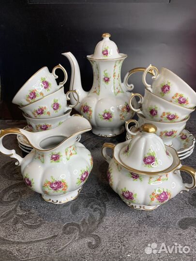 Сервиз кофейный Lichte. ГДР. Германия