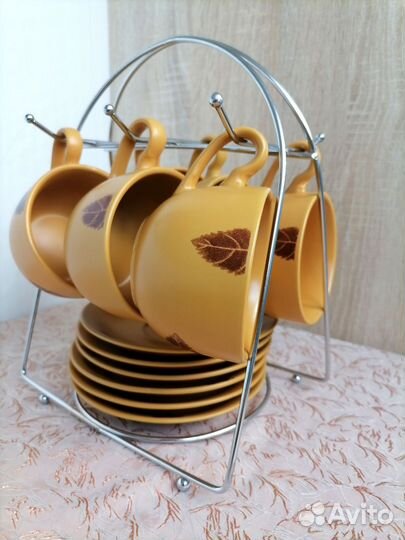 Чайный набор на подставке 