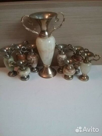 Подсвечники из оникса