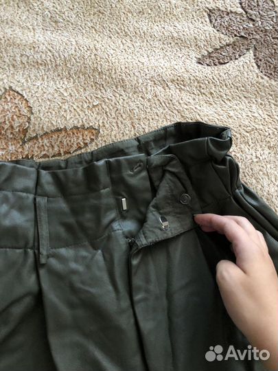 Кожаные штаны женские