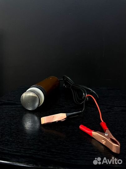 Погружной электронасос 12В с сетчатым фильтром для