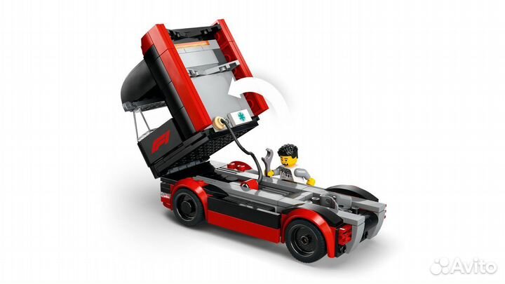 Конструктор Lego City 60445 Грузовик F1