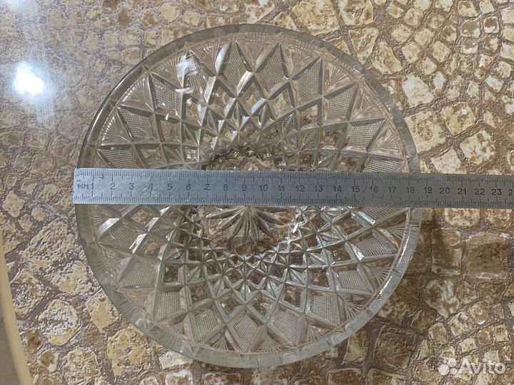 Салатник хрустальный