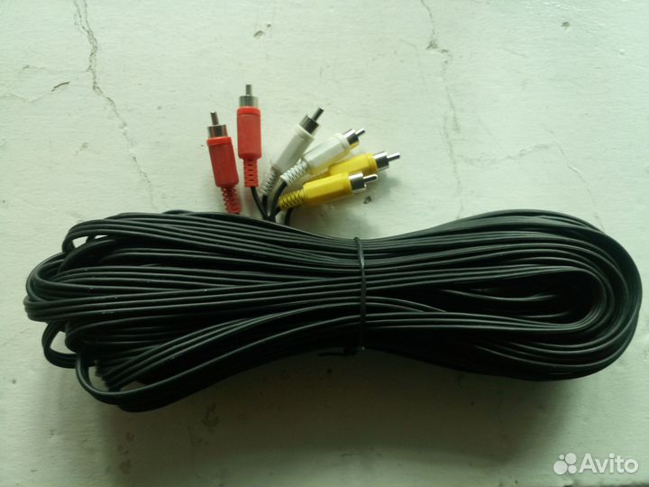 Шнур-кабель 3х3 RCA 15 м