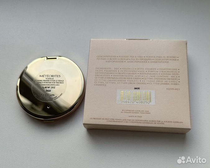 Guerlain meteorites compact 01 mythic пудра