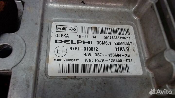 Блок управления двигателем Ford Mondeo 5 2015, 201