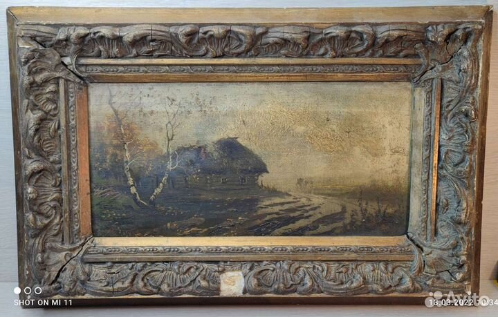 Парные картины А. А. Зотов холст, масло, 19 век