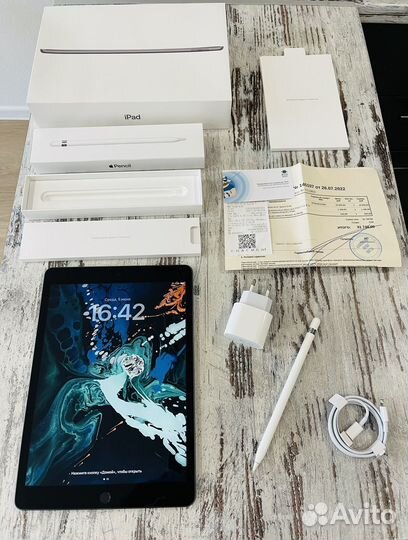 iPad 9 2021 64Gb + Pencil (коробка, чек)