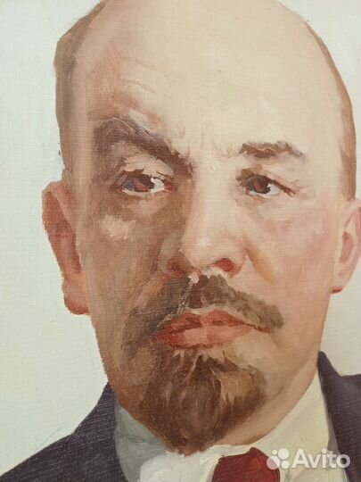 Портрет Ленина холст