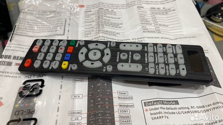 Новый Универсальный Пульт тв с Подсветкой
