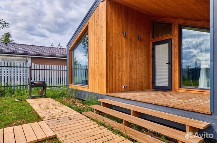 Каркасный дом барнхаус