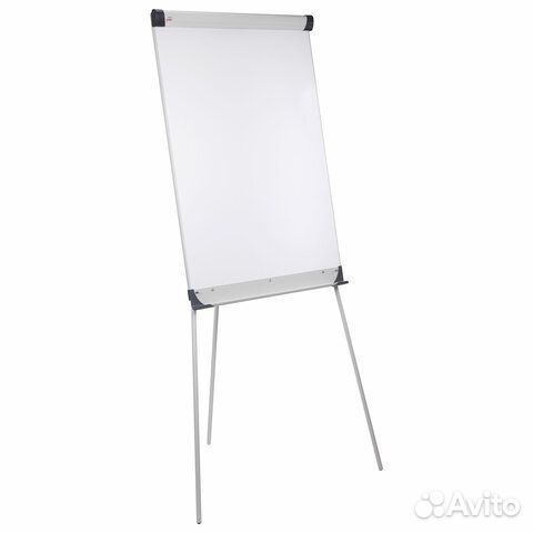 Доска-флипчарт магнитно-маркерная 70x100 см, на тр