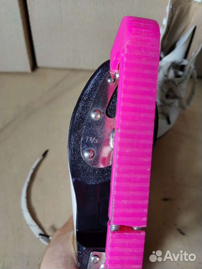 Коньки для фигурного катания caprice. 19см.стелька