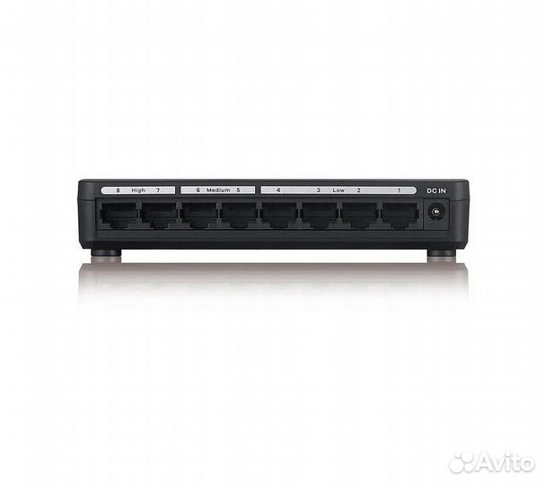 Коммутатор Zyxel GS-108SV2-EU0101F неуправляемый