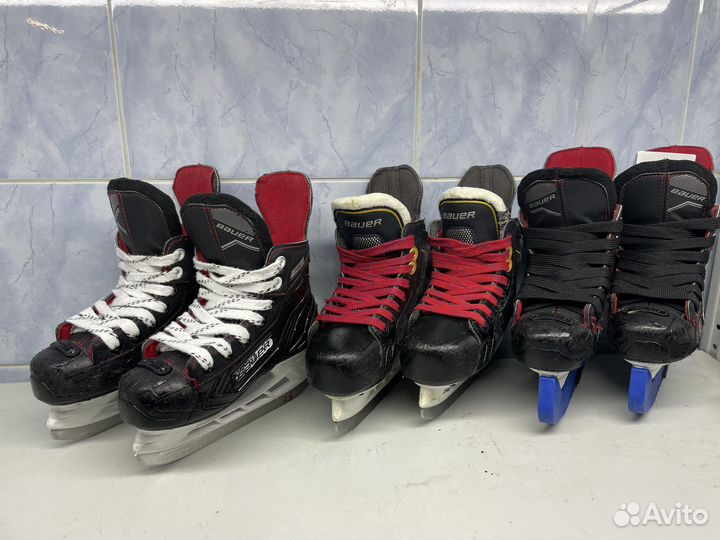 От 26 до 39р. Хоккейные коньки bauer