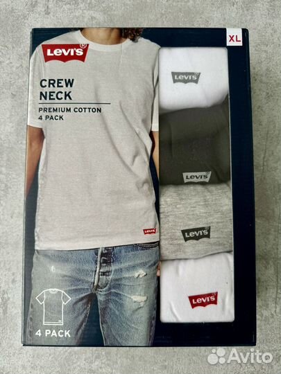 Футболки Levis оригинал (4шт.)