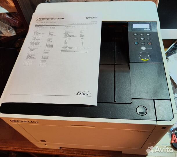 Принтер лазерный Kyocera Ecosys P2040dn