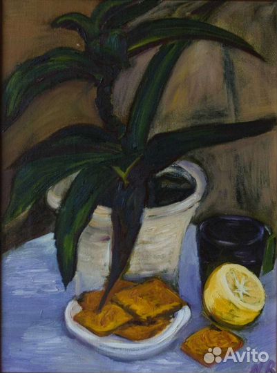 Цветок в горшке