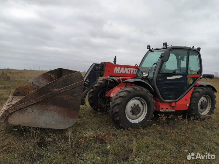 Услуги телескопического погрузчика маниту