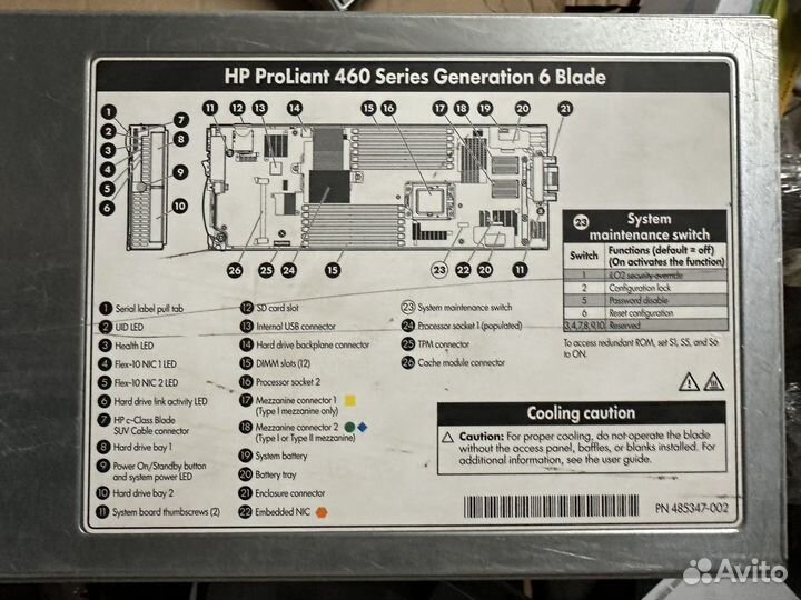 Лезвие HP ProLiant BL460c G6