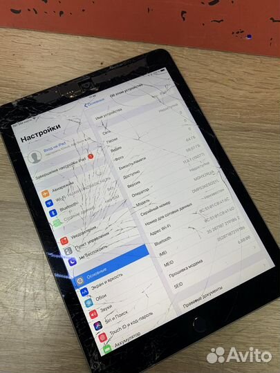 Планшет iPad Air 2 64Gb Wi-Fi/Celluar