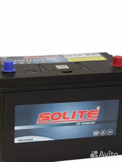 Аккумулятор solite 90 ач 880А пп борт