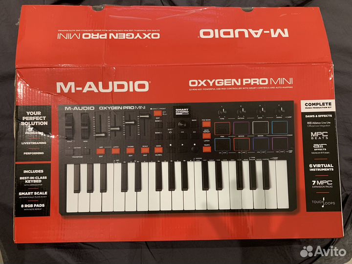 Миди клавиатура m audio oxygen pro mini