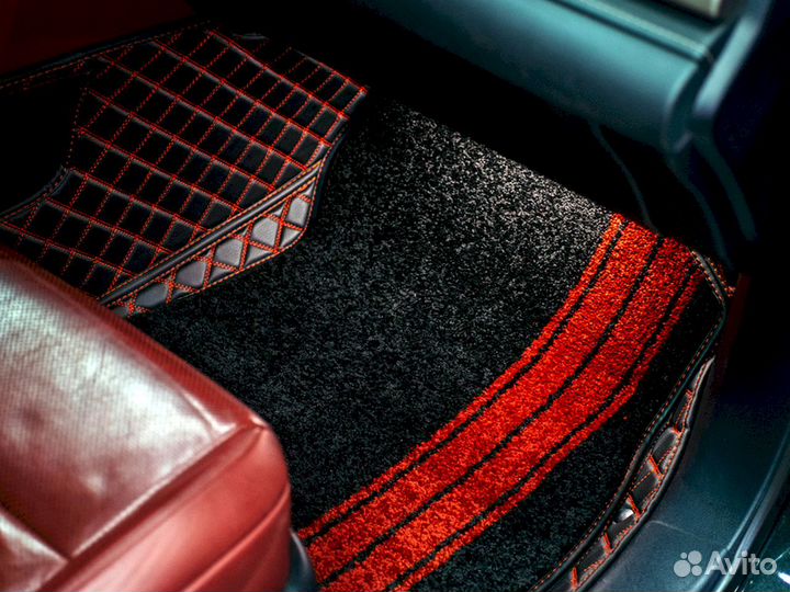 3Д коврики из экокожи Lexus
