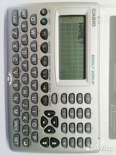 Корманный компьютер casio SF 3900A 128KB