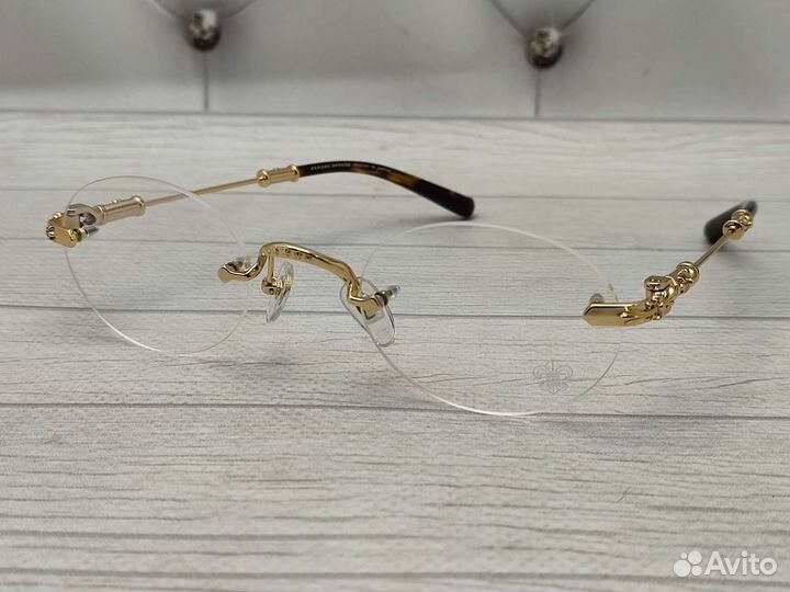 Оправа очки овальные chrome hearts