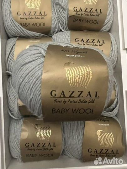 Пряжа gazzal baby wool. Забронировано