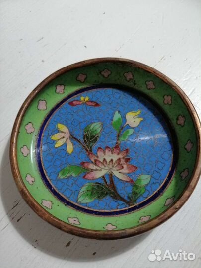 Розетки Клуазоне Китай 6 штук