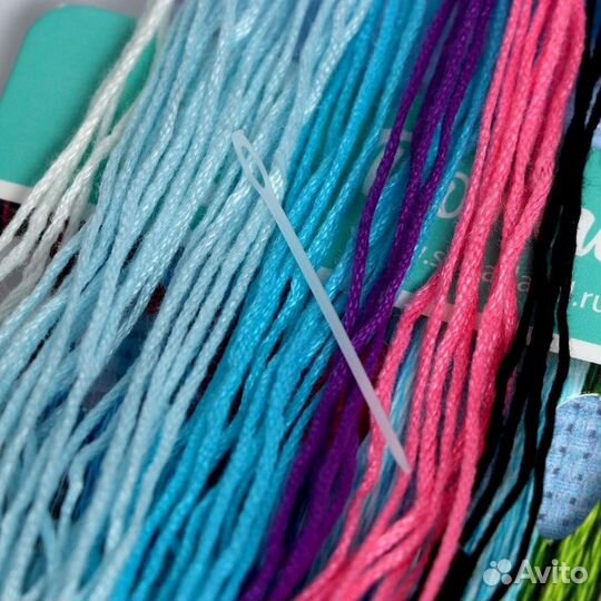 Вышивка крестиком «Слоник и бабочка» 14 х 10 см. Н