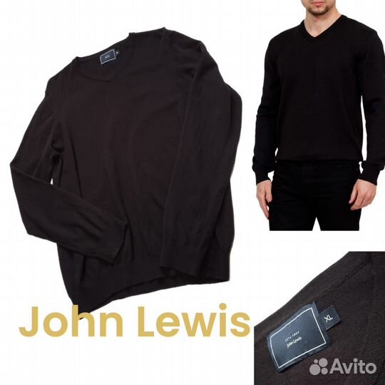 Джемпер мужской черный John Levis 48-50