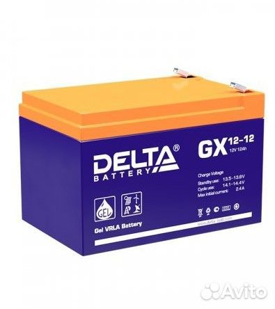 Аккумулятор Delta GX 12-12