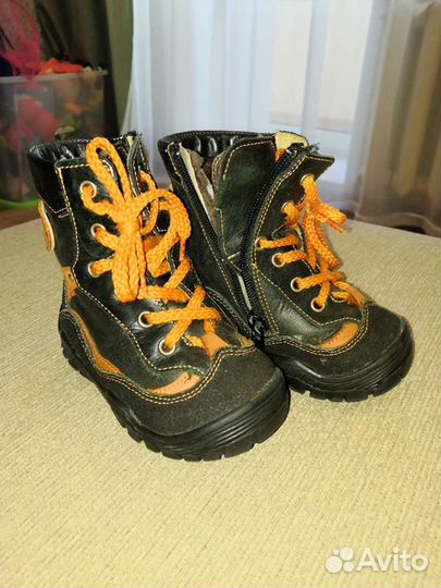 Сапоги зимние натуральная кожа 21 размер