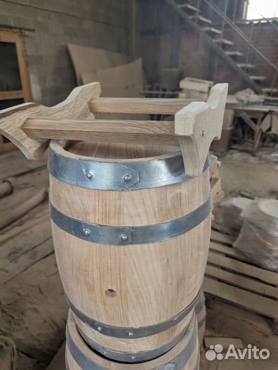 Дубовая бочка 20л из кавказского скального дуба