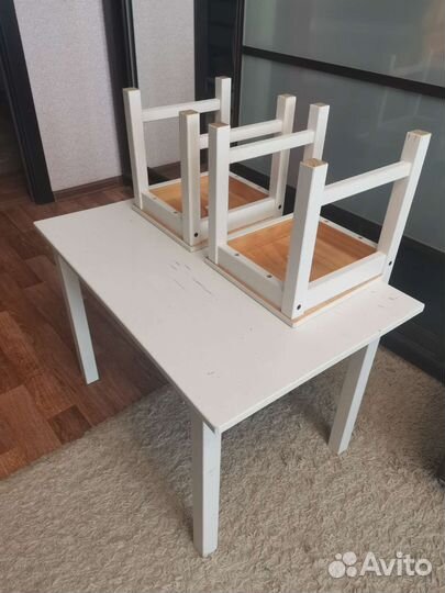 Детский стол и стул IKEA
