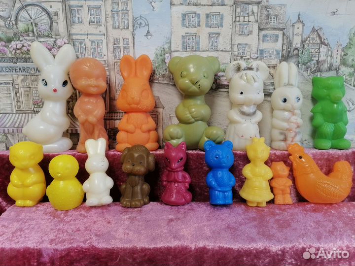 Игрушки дутый пластик СССР
