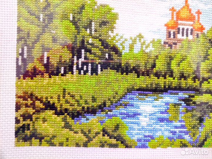 Картина вышитая крестом