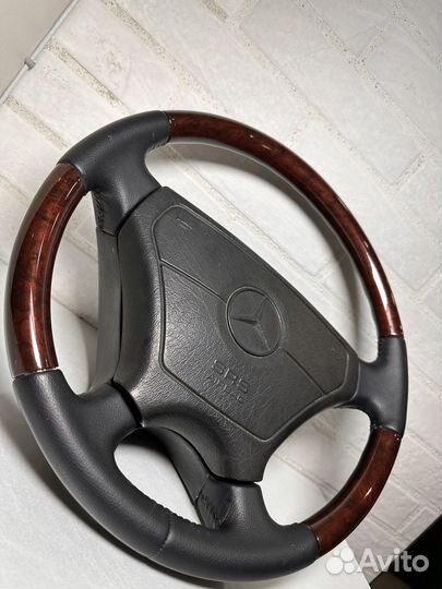 Руль спортлайн с деревом w124 w202 w201