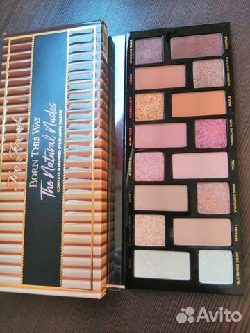 Палитра теней Too Faced