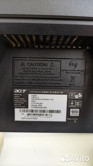 Монитор Acer V203h b