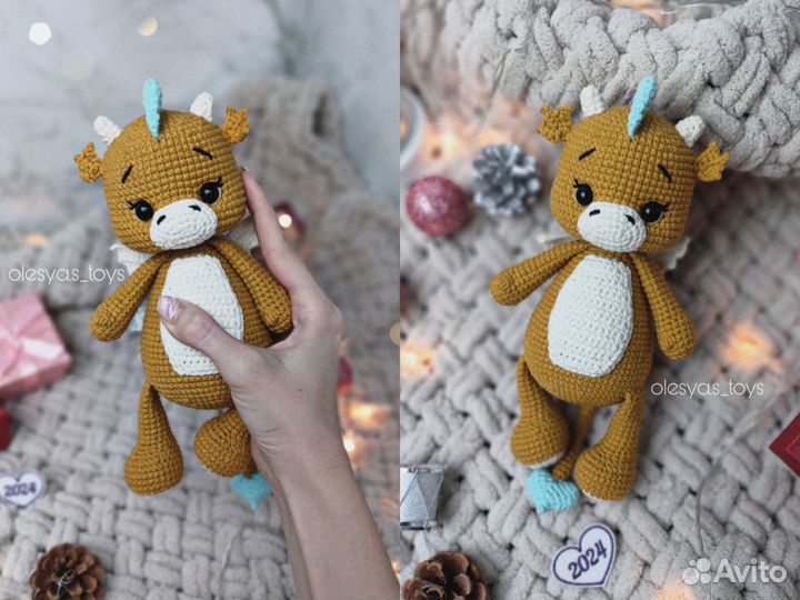 Вязаные игрушки ручной работы