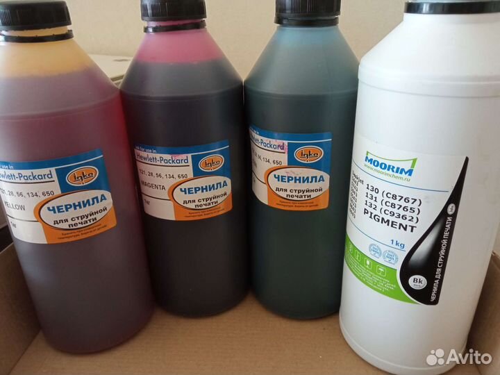 Чернила для принтера hp