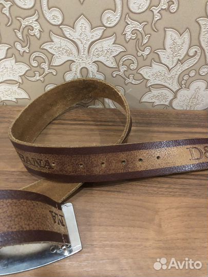 Кожанный ремень Dolce & Gabbana