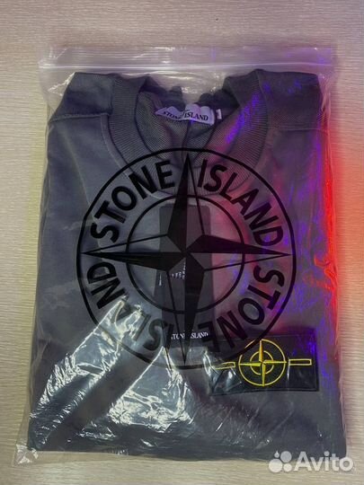 Свитшот Stone island графит
