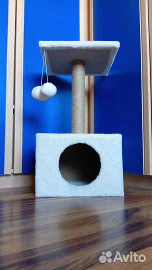 Домик для кошки с когтеточкой